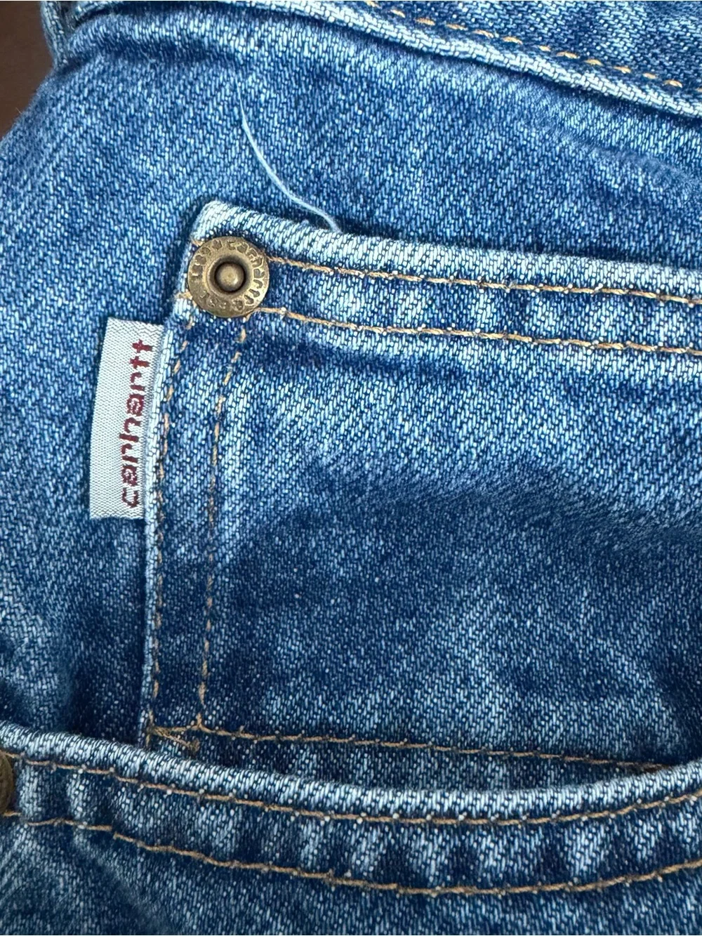 Carhartt B17 DST Men’s Jeans 36x32 Relaxed Fit Denim Workwear